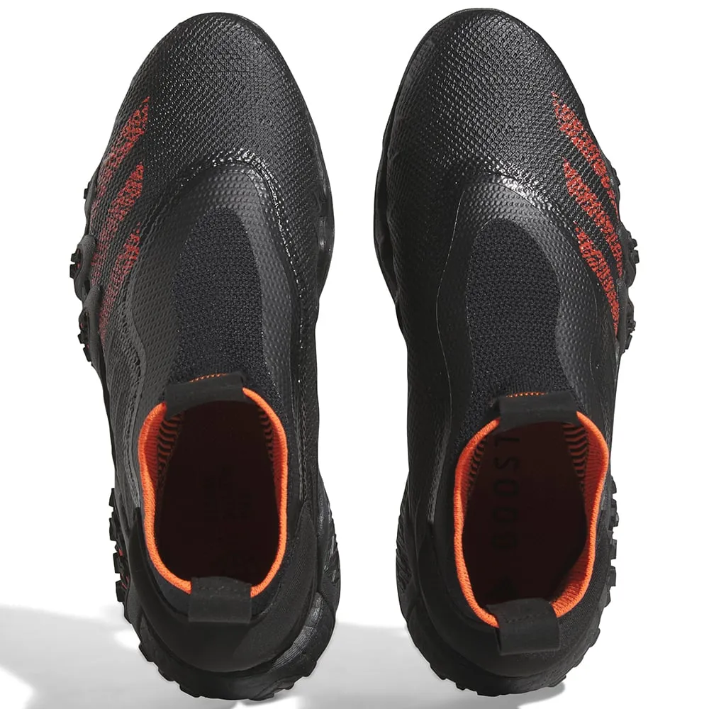 adidas CodeChaos Laceless Spikeless Waterproof Shoes - Core Black/Semi Solar Red/Grey Four