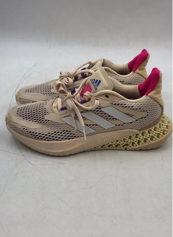 Adidas Women's 4DFWD Pulse Q46226 Beige Athletic Shoes - Size 7.5