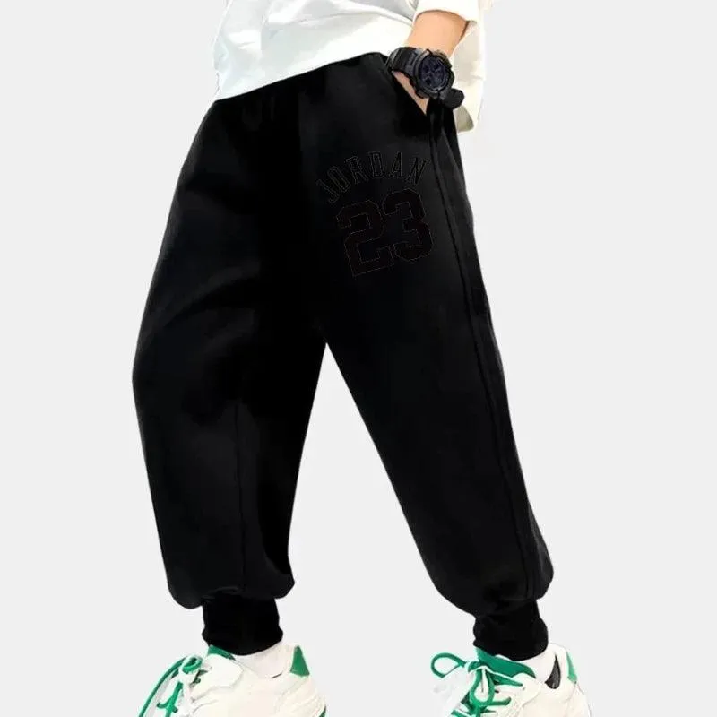 Basketball Sports Digital Print 23 Children's Pants Casual