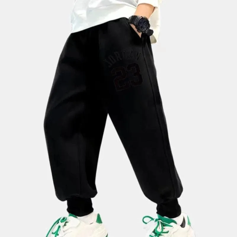 Basketball Sports Digital Print 23 Children's Pants Casual