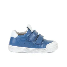 Blue Leather Sneaker Style Casual Shoe