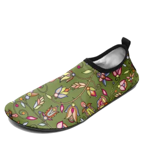 Buffalo Bloom Sage Kid's Sockamoccs Slip On Shoes