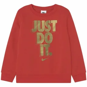 Children’S Sweatshirt Without Hood Nike Gifting Red