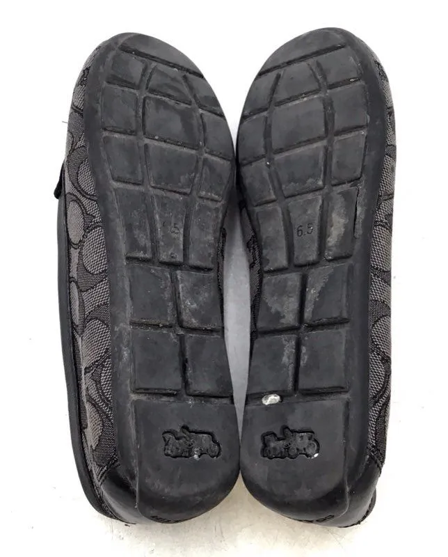 Coach Women's Moira Gray Signature C Slip-On Loafer Flats - Size 6.5B