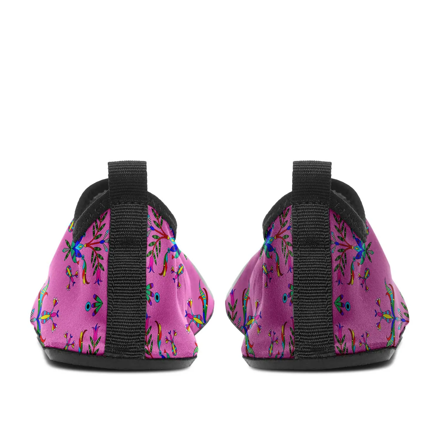 Dakota Damask Cheyenne Pink Kid's Sockamoccs Slip On Shoes