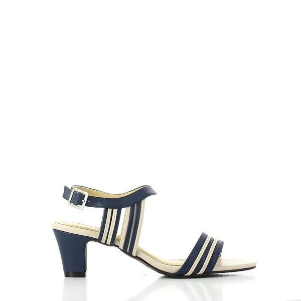 Dalessi Paprika Blue Slingback Sandals
