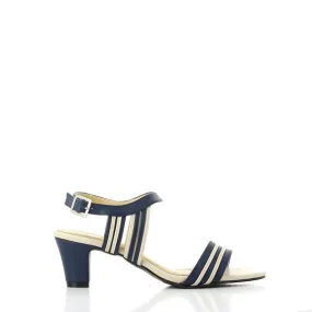 Dalessi Paprika Blue Slingback Sandals