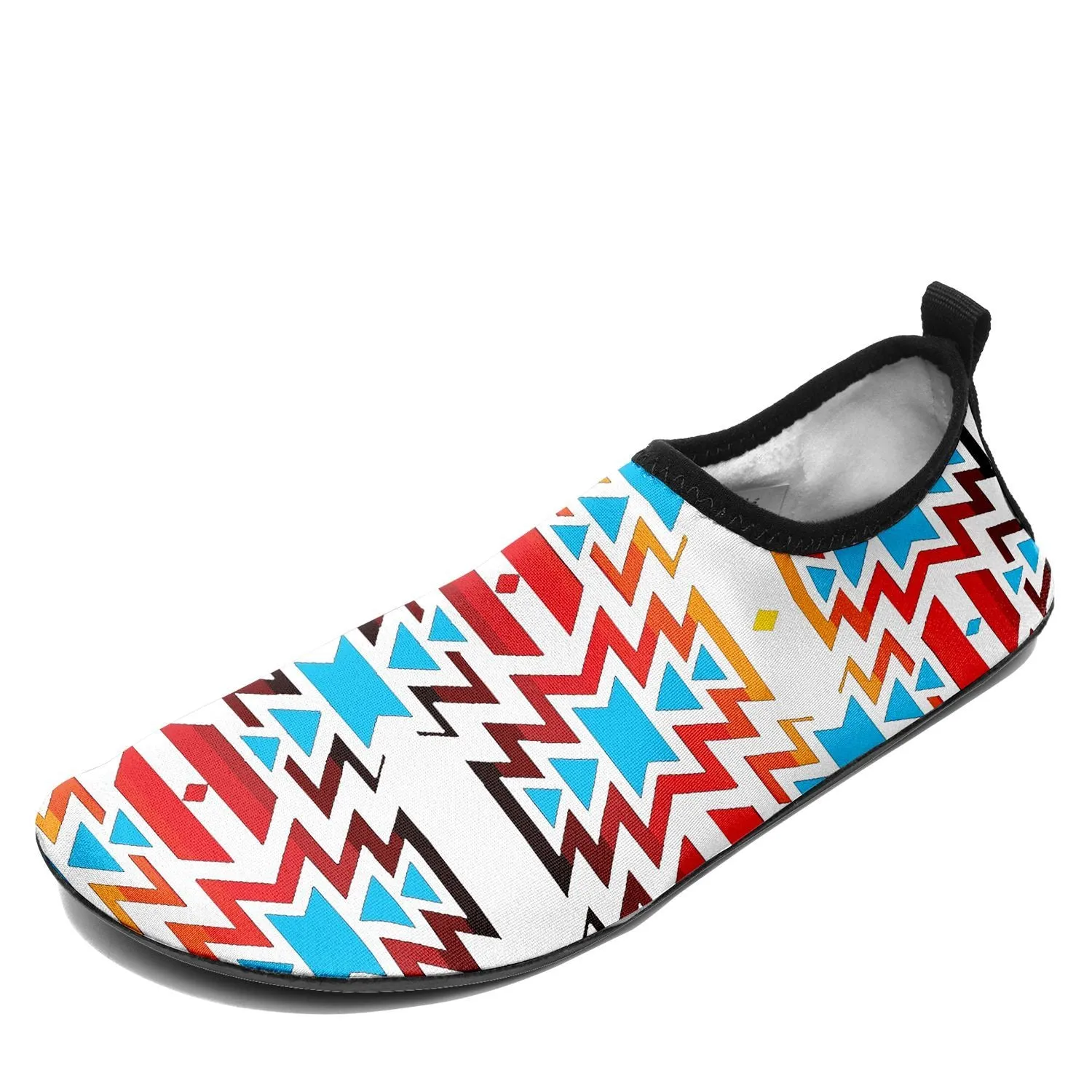 Fire Colors and Sky Sockamoccs Slip On Shoes