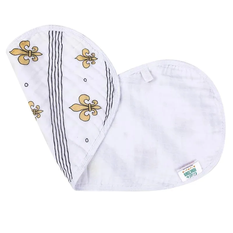 Fleur De Lis Burp Cloth/Bib