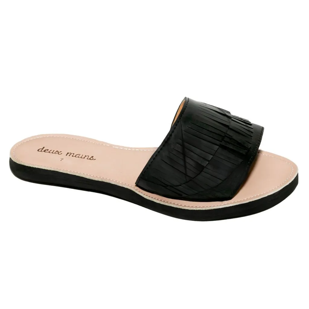 Fringe Slide sandal