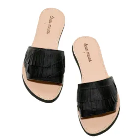 Fringe Slide sandal