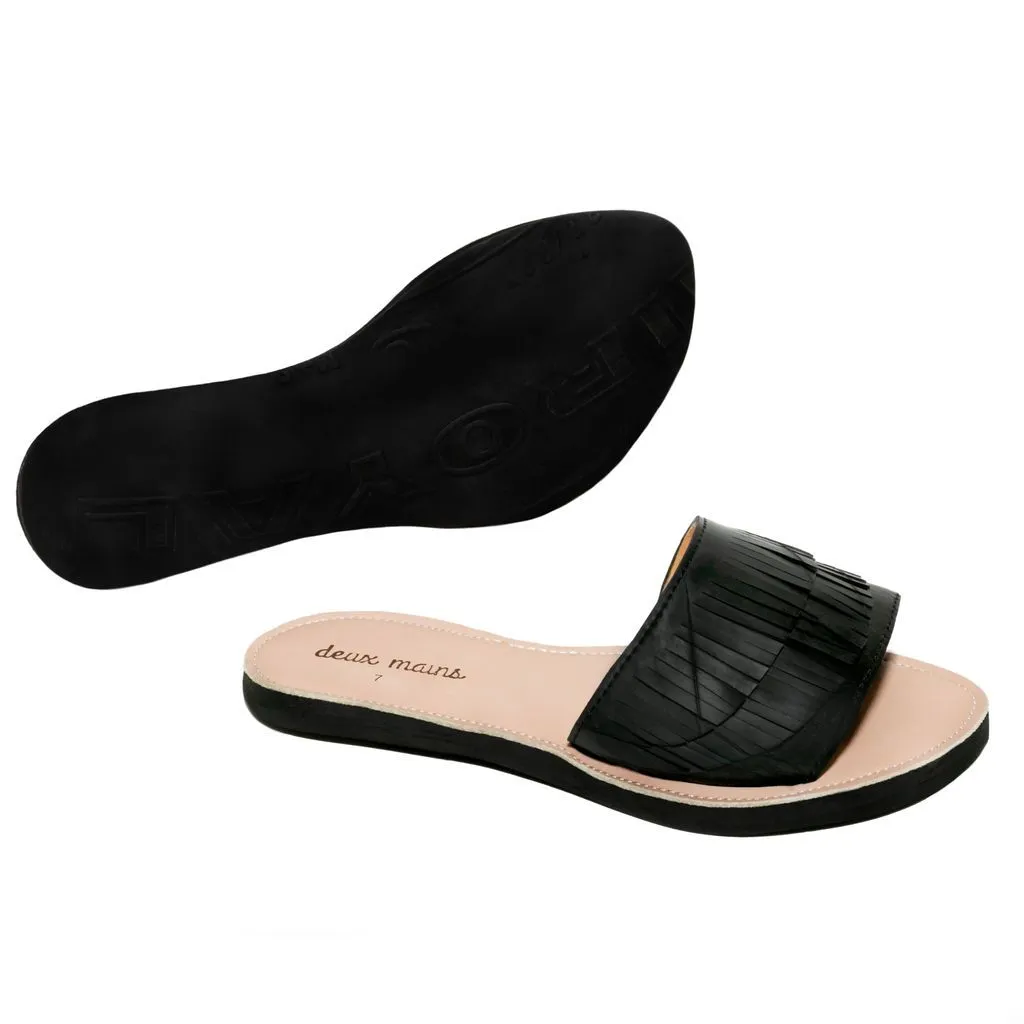 Fringe Slide sandal