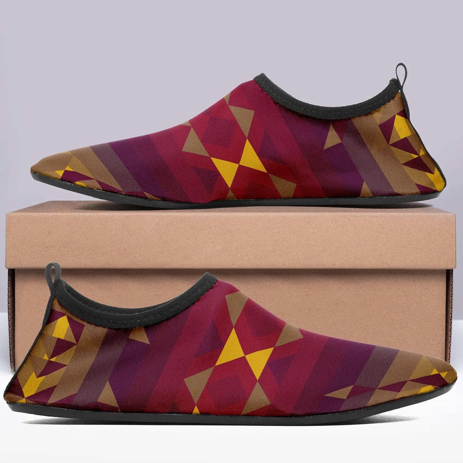 Gold Wool Sockamoccs Slip On Shoes
