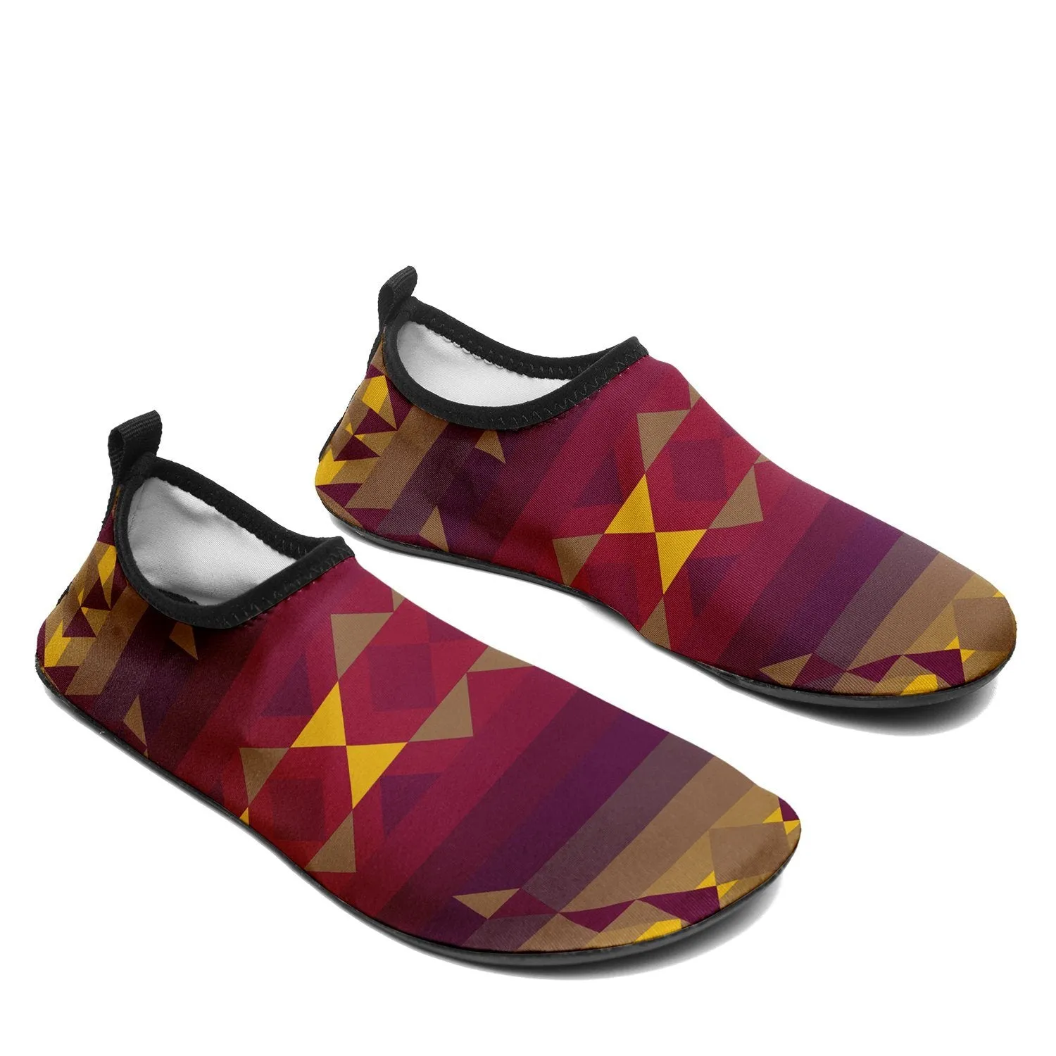 Gold Wool Sockamoccs Slip On Shoes
