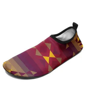 Gold Wool Sockamoccs Slip On Shoes