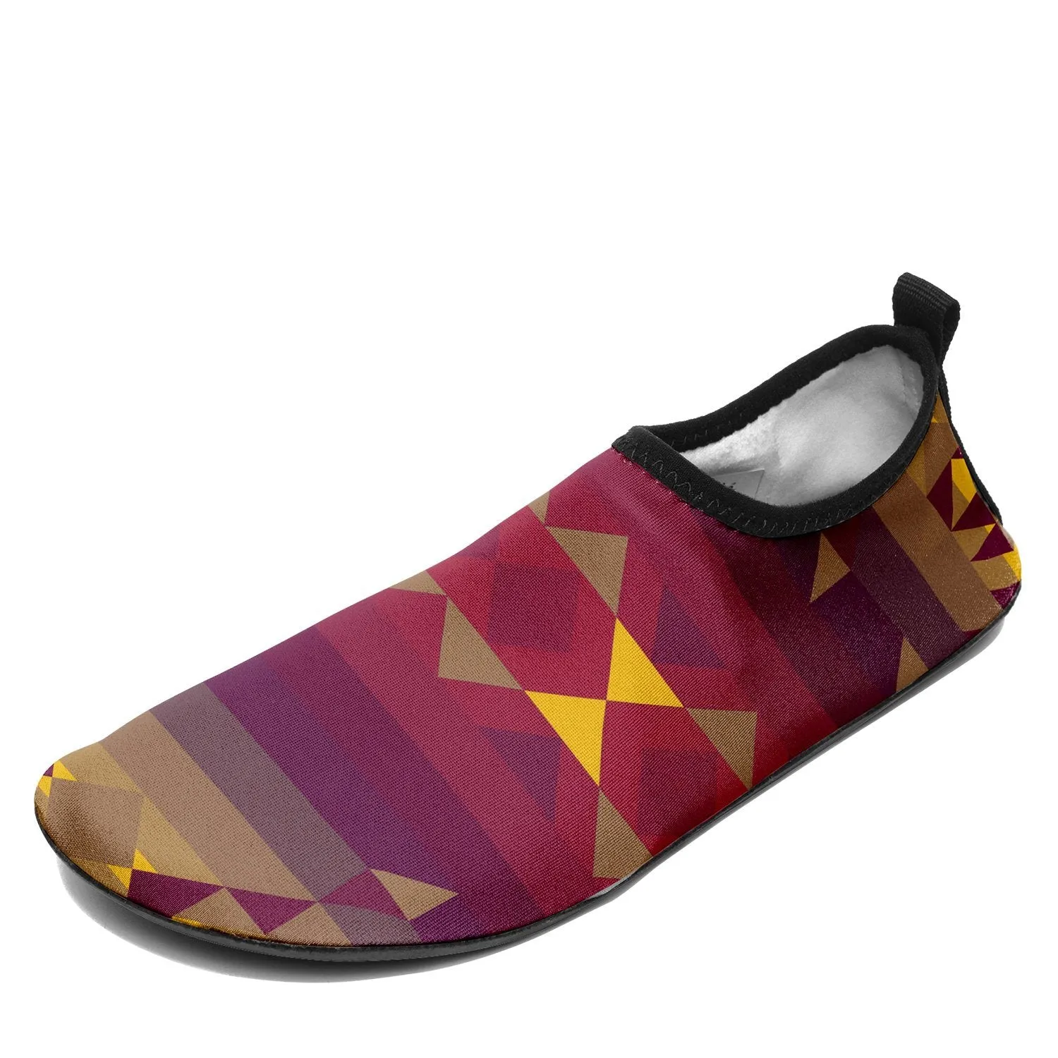 Gold Wool Sockamoccs Slip On Shoes