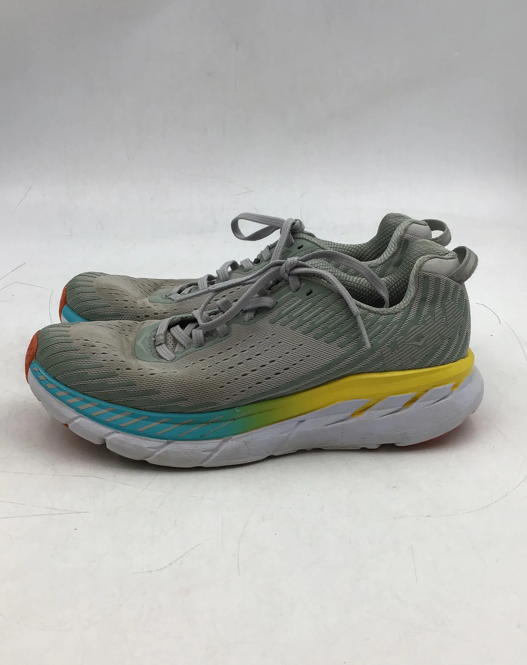 Hoka One One Women's Clifton 5 1093756 VBWI Gray Athletic Shoes - Size 8
