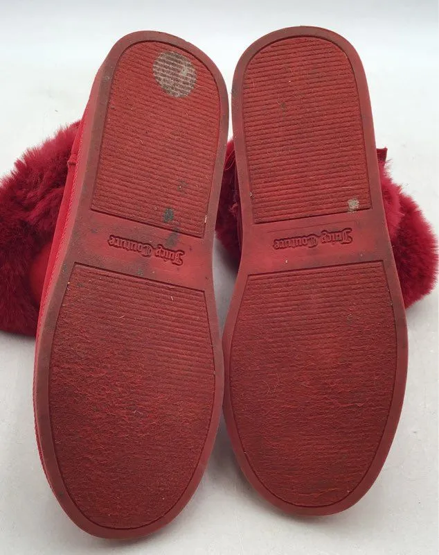 Juicy Couture Women's King Red Winter Shearling Style Boots - Size 8.5