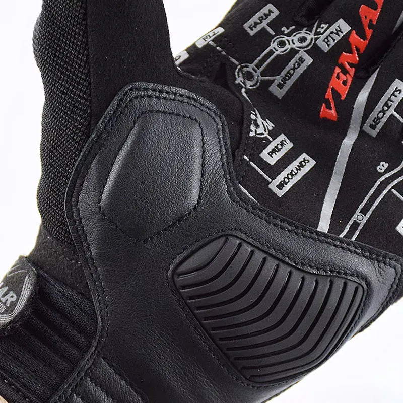 MeshGuard Protective Motorcycle Gloves - Touchscreen & Non-Slip