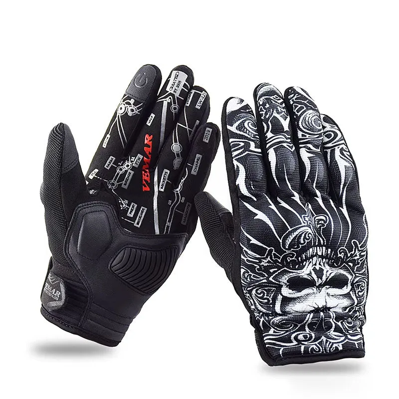 MeshGuard Protective Motorcycle Gloves - Touchscreen & Non-Slip