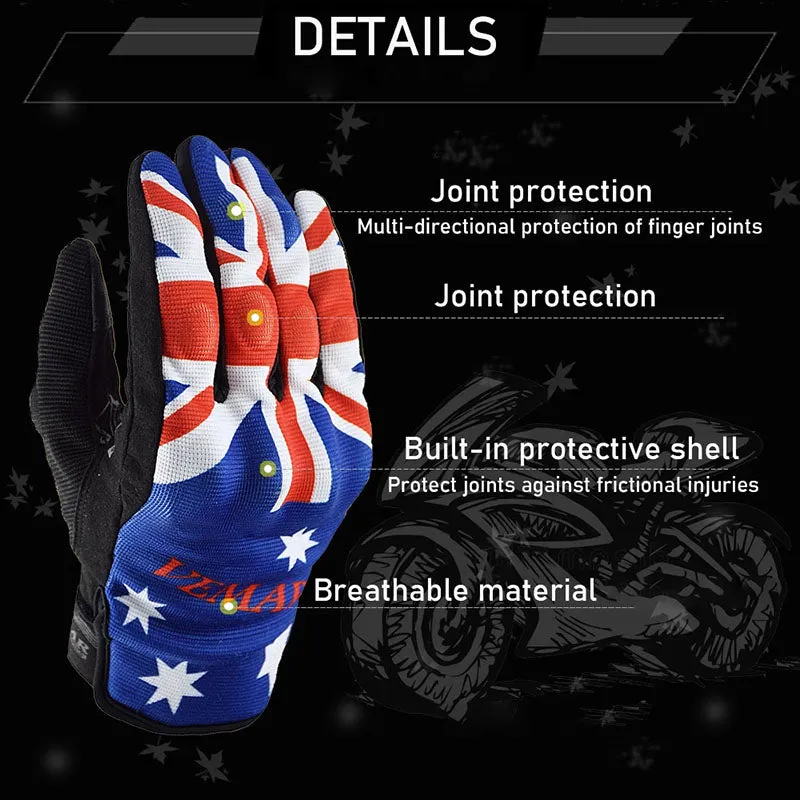 MeshGuard Protective Motorcycle Gloves - Touchscreen & Non-Slip