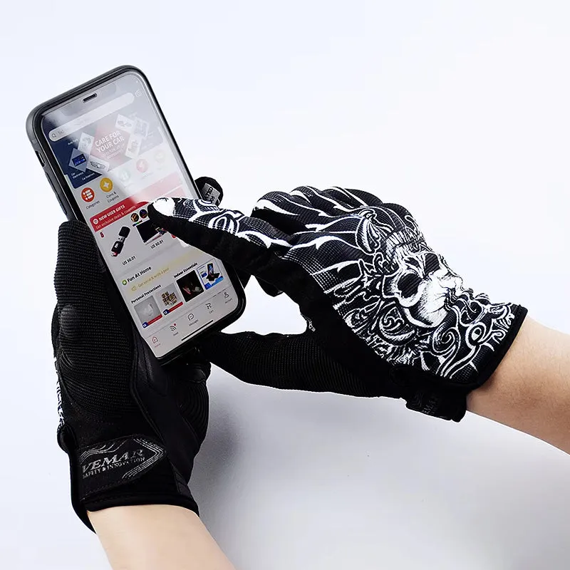 MeshGuard Protective Motorcycle Gloves - Touchscreen & Non-Slip