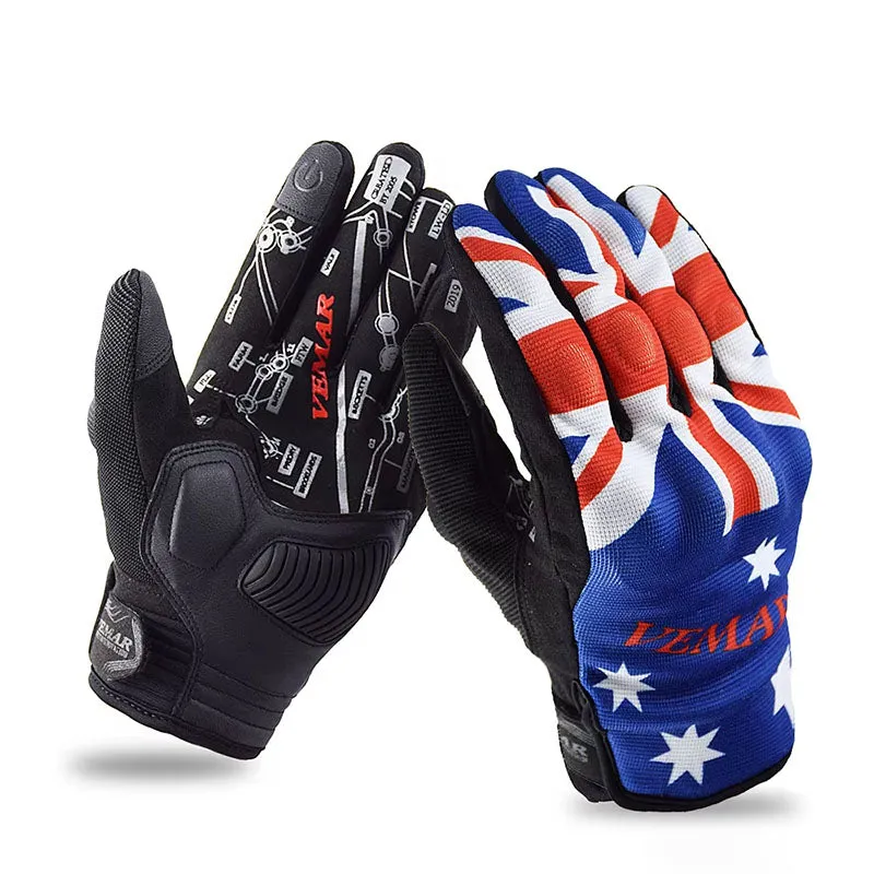 MeshGuard Protective Motorcycle Gloves - Touchscreen & Non-Slip