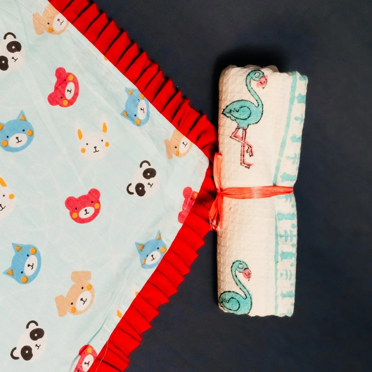 Mini Aloka Baby Hamper- Cats and Flamingos