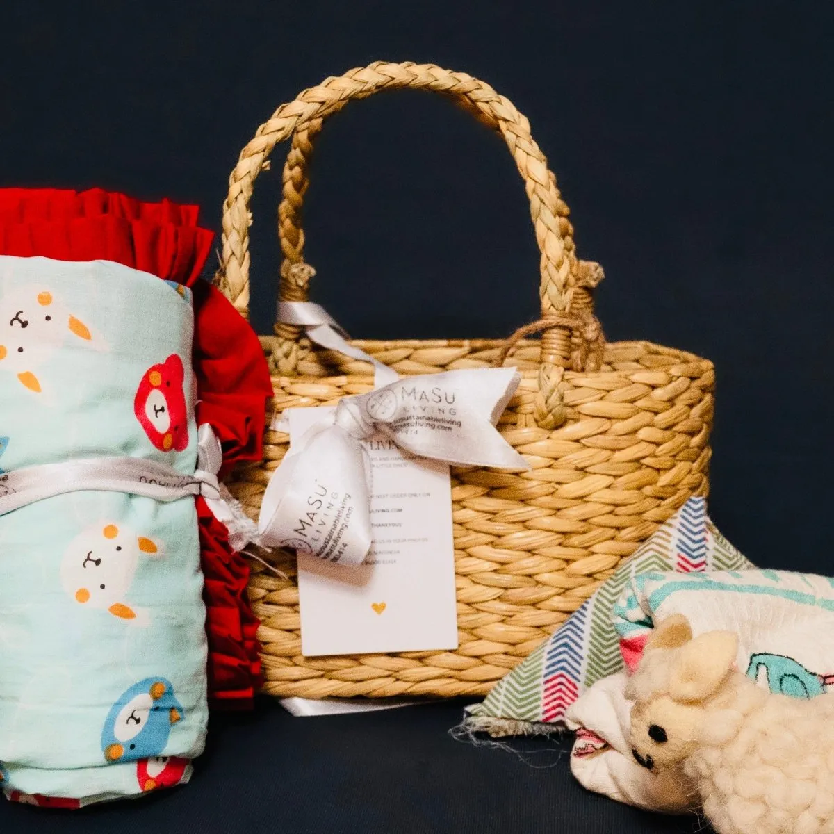 Mini Aloka Baby Hamper- Cats and Flamingos