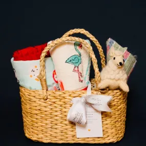 Mini Aloka Baby Hamper- Cats and Flamingos