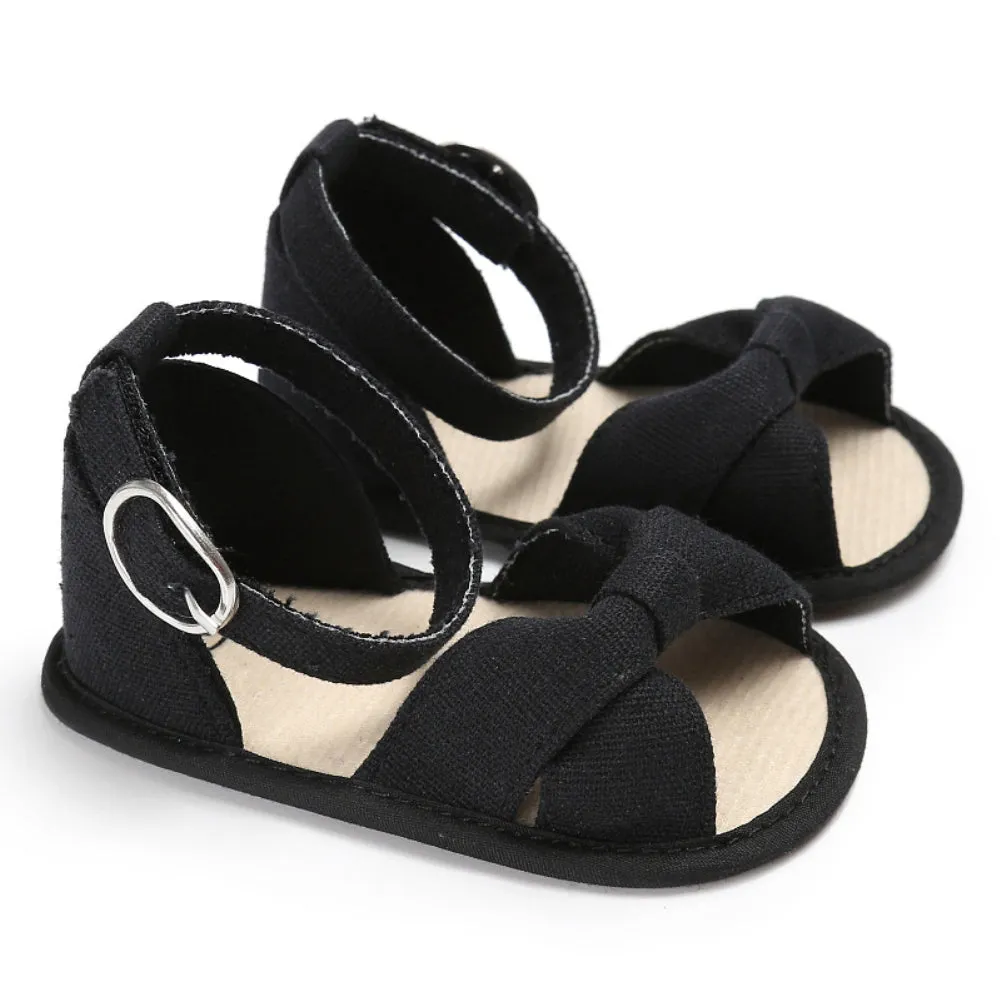 Newborn Baby Girl Soft Sole Crib Shoes Infant Toddler Summer Sandals Footwear