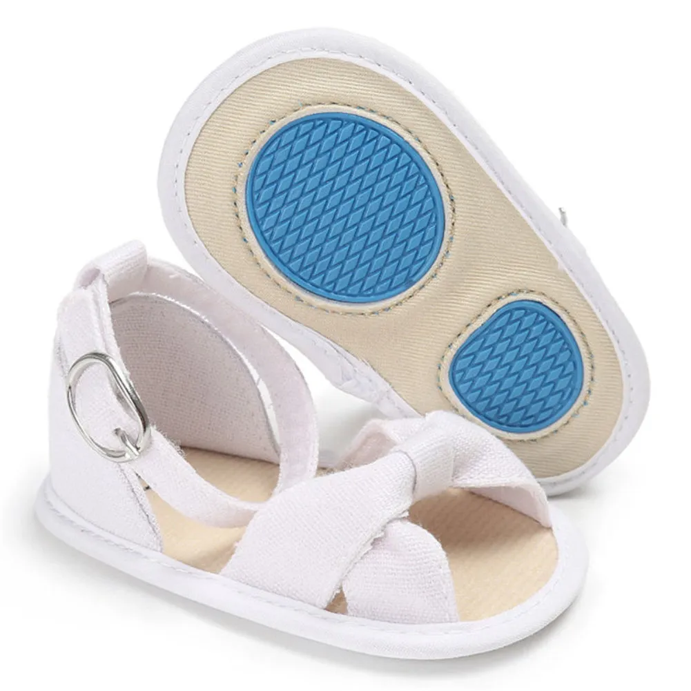 Newborn Baby Girl Soft Sole Crib Shoes Infant Toddler Summer Sandals Footwear