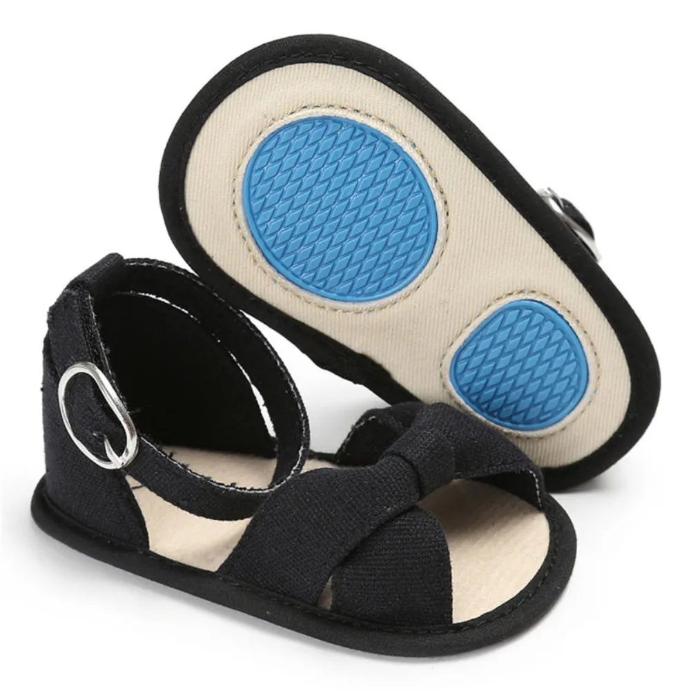 Newborn Baby Girl Soft Sole Crib Shoes Infant Toddler Summer Sandals Footwear