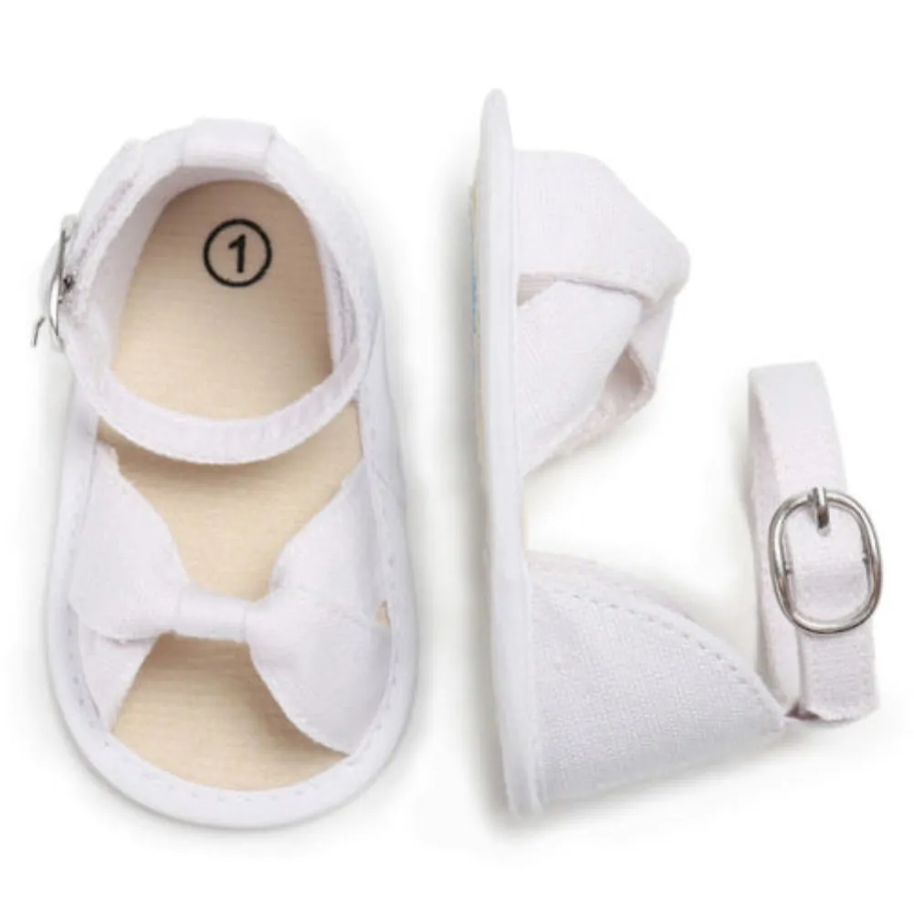 Newborn Baby Girl Soft Sole Crib Shoes Infant Toddler Summer Sandals Footwear