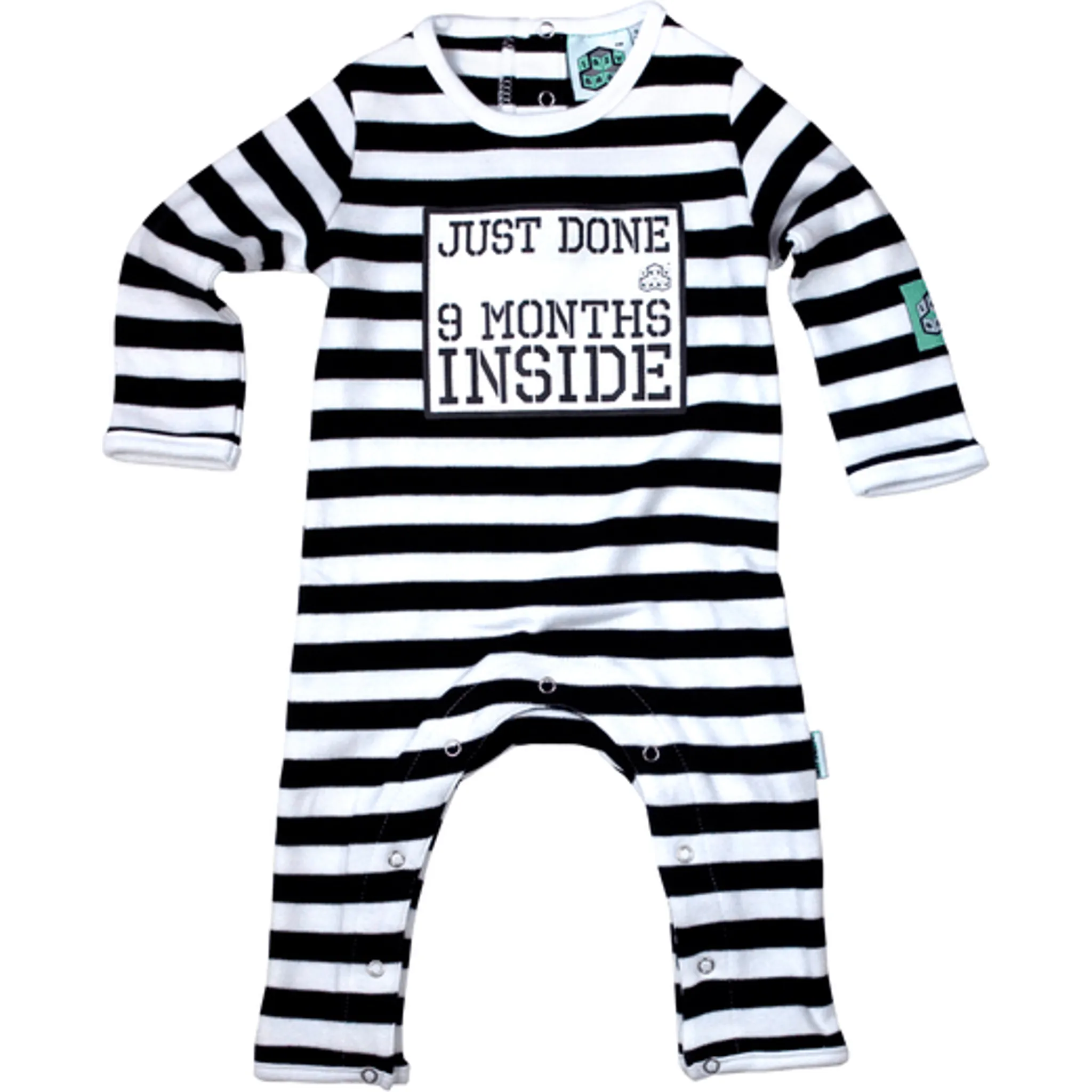 Newborn Long Sleeves Striped Romper & Hat  Just Done 9 Months Inside®