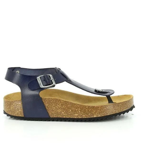 Plakton 341676 Blue Slingback Thong Sandals