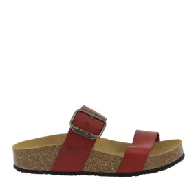 Plakton 343004 Burgundy Two Strap Sandals