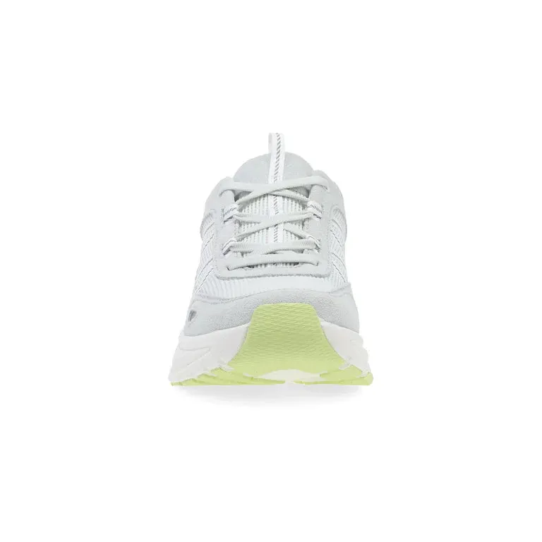 Poppy Casual Suede Walking Sneaker in Grey