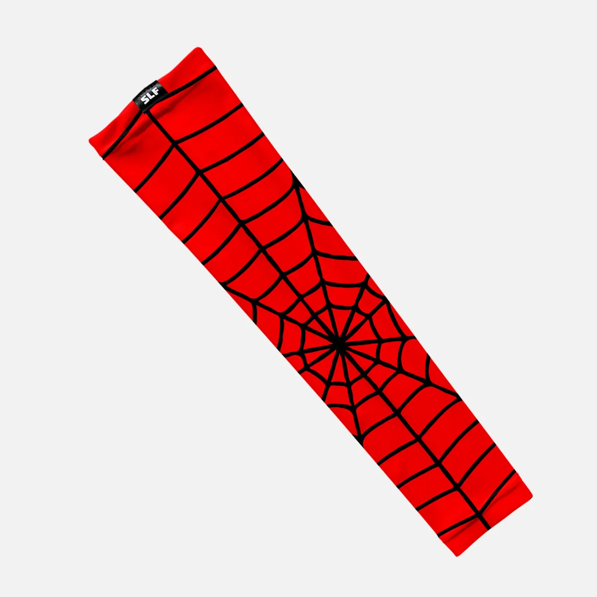 Red Web Pattern Kids Arm Sleeve