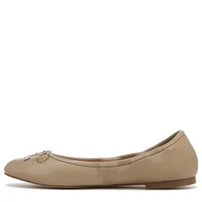 Sam Edelman Felicia Classic Nude Faux Shearling Slip On Round Toe Ballet Flats