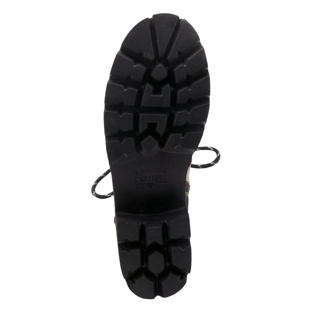 Spring Step Shoes Severe Women's Fabulous Charcoal Multi Leather Boots