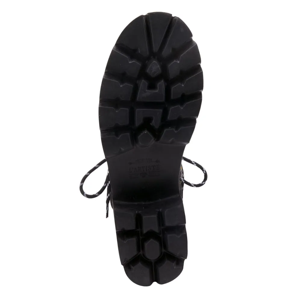 Spring Step Shoes Severe Women's Fabulous Charcoal Multi Leather Boots