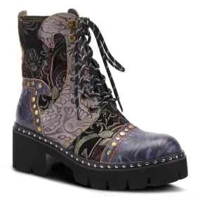 Spring Step Shoes Severe Women's Fabulous Charcoal Multi Leather Boots