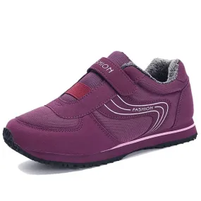 Women's Warm Fur Lined Tennis Shoes Sneakers
