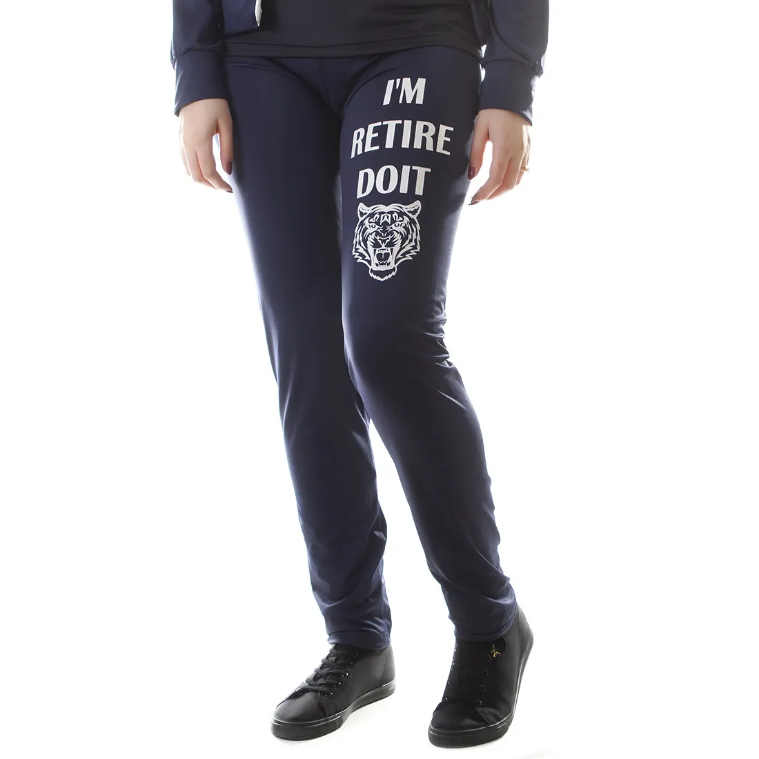 Women's Workout 3 Piece Set/ navy -6223