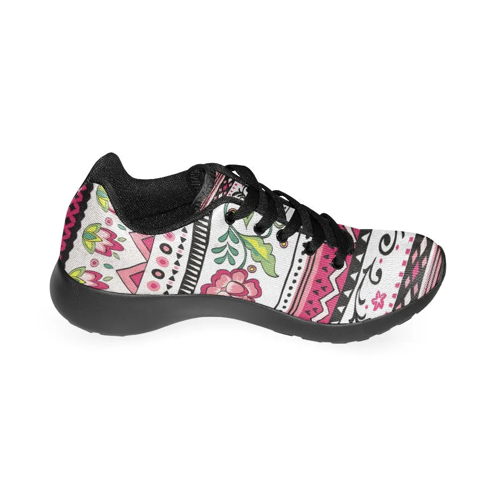 Zenzzle Ethnic tribal pattern print on Women's Running shoes Casual Lightweight Athletic Sneakers US size 6-15