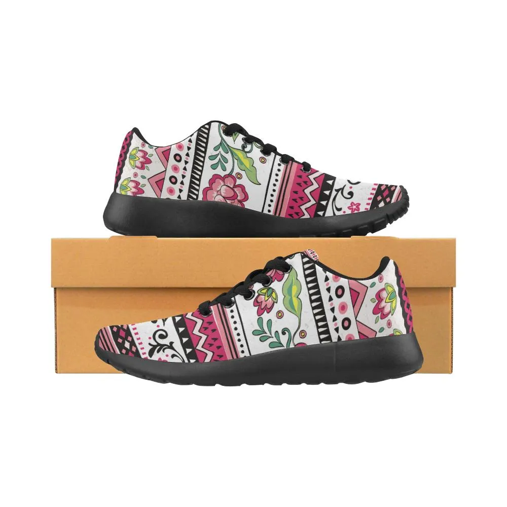Zenzzle Ethnic tribal pattern print on Women's Running shoes Casual Lightweight Athletic Sneakers US size 6-15
