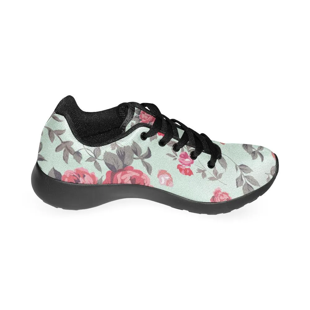 Zenzzle the Rose pattern print on Women's Running shoes Casual Lightweight Athletic Sneakers US size 6-15
